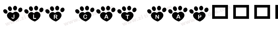 JLR Cat Nap字体转换